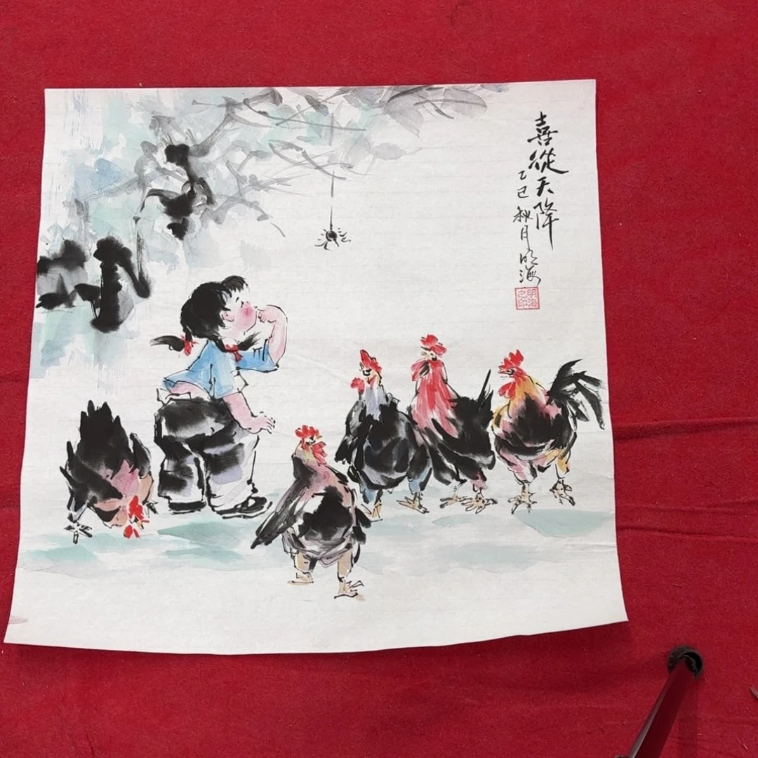 国画花鸟等多种鸟类的