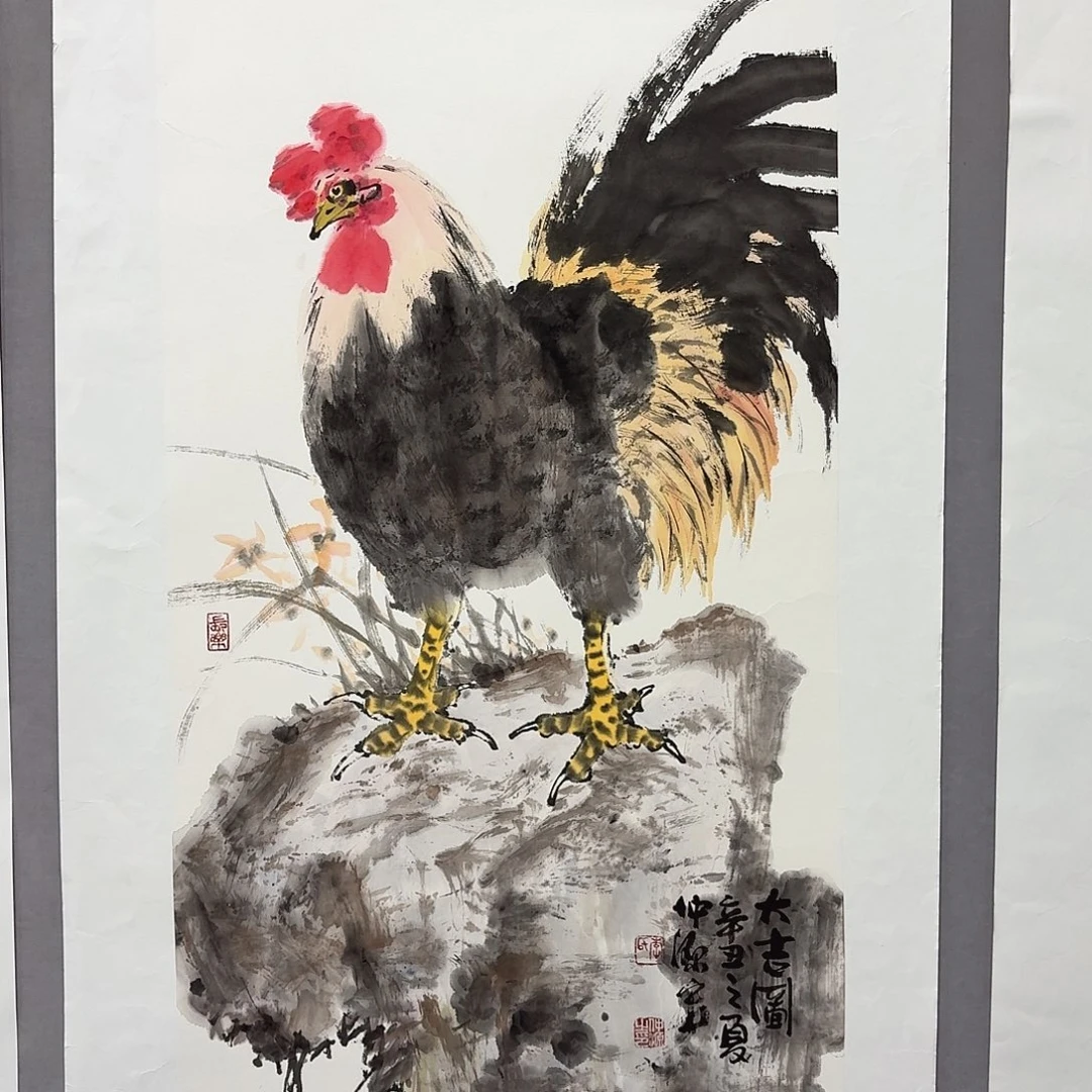 国画亲笔手绘放心去藏