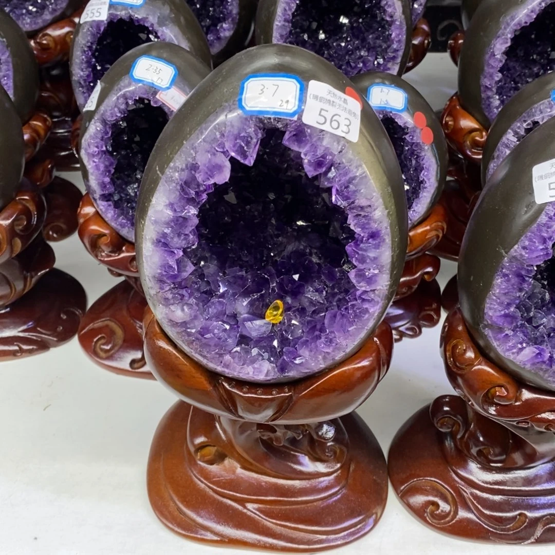 让***你紫晶未镶嵌大型摆件（非配饰）莹