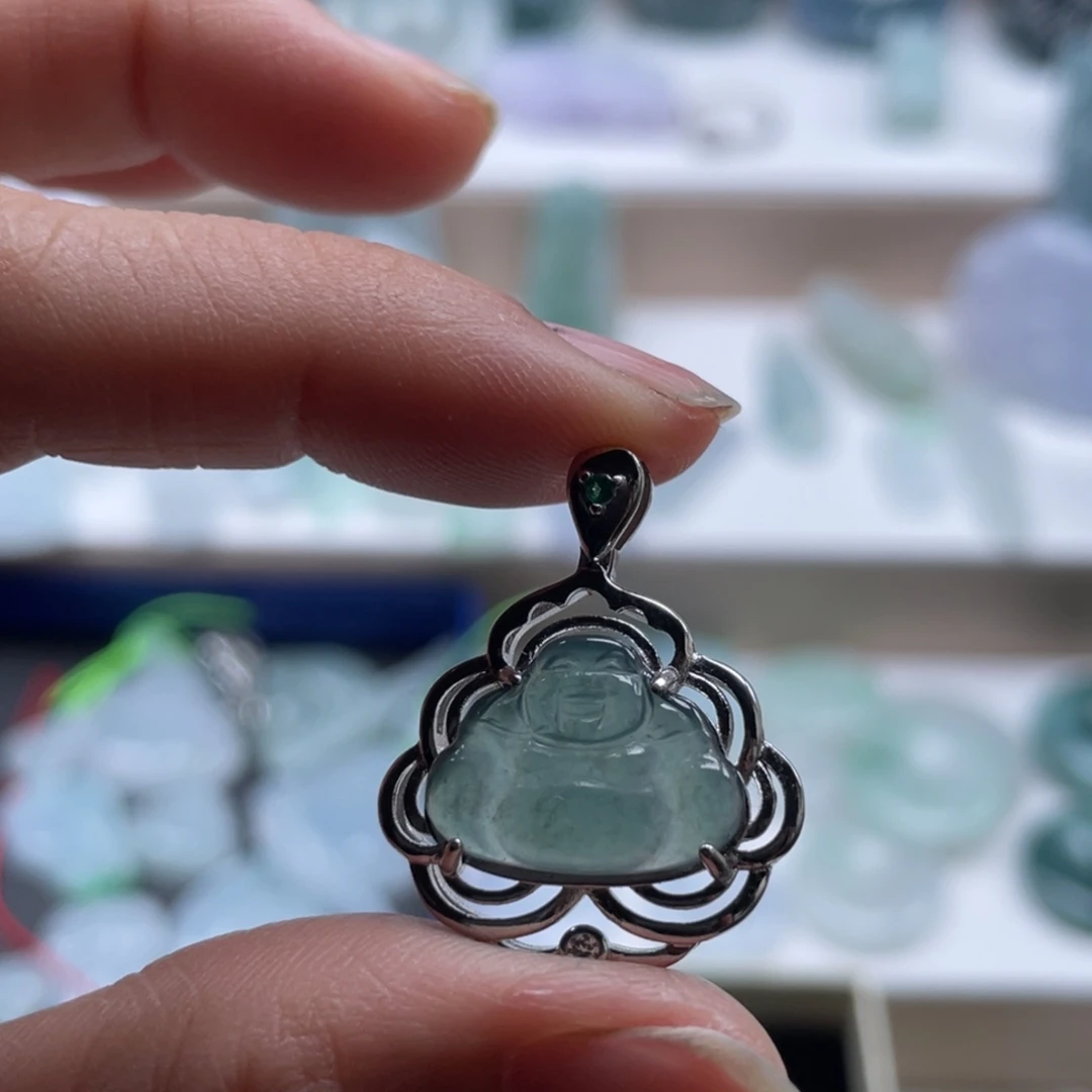 翡翠未镶嵌颈饰天然翡翠