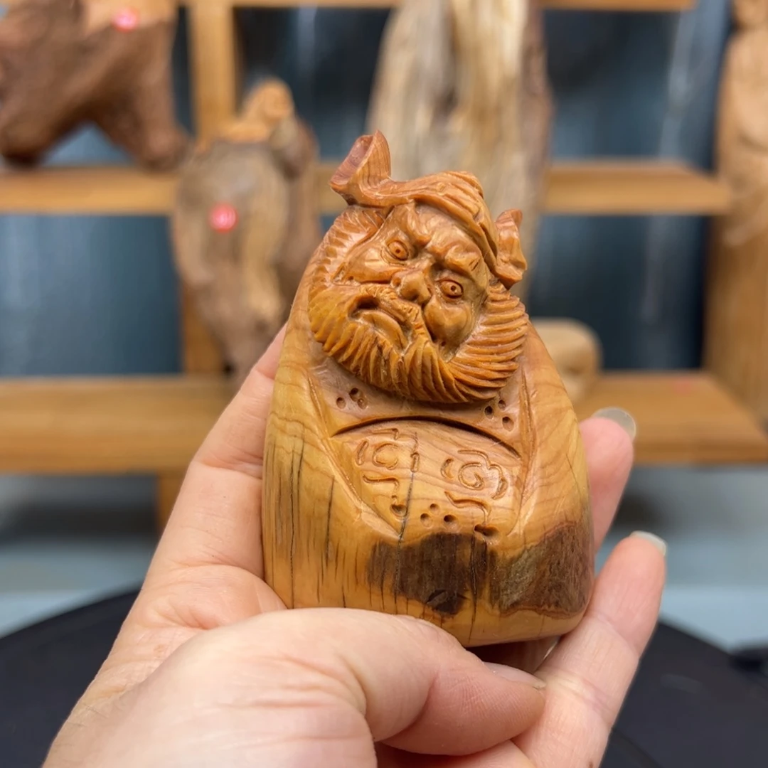 柏木崖柏木摆件手把件，60
