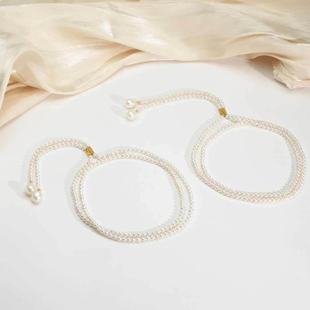 【小北严选】淡水珍珠项链尺寸约3mm+【多样性发一件】-AH27X609