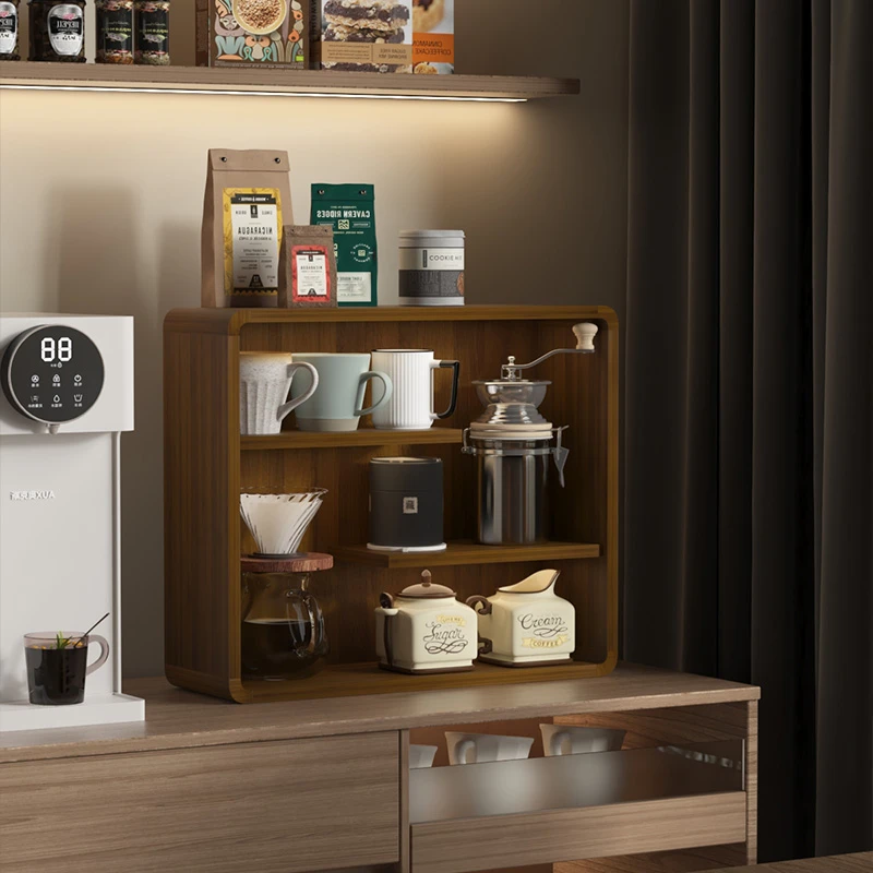 杯架北欧杯子收纳柜展示柜收纳盒厨房新中式置物架简约上墙杯架