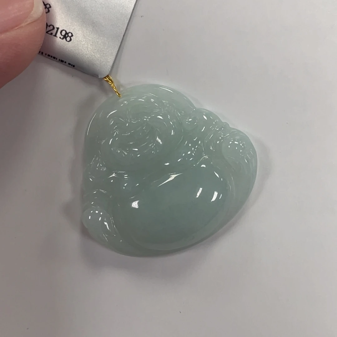 颈饰未镶嵌翡翠u佛公