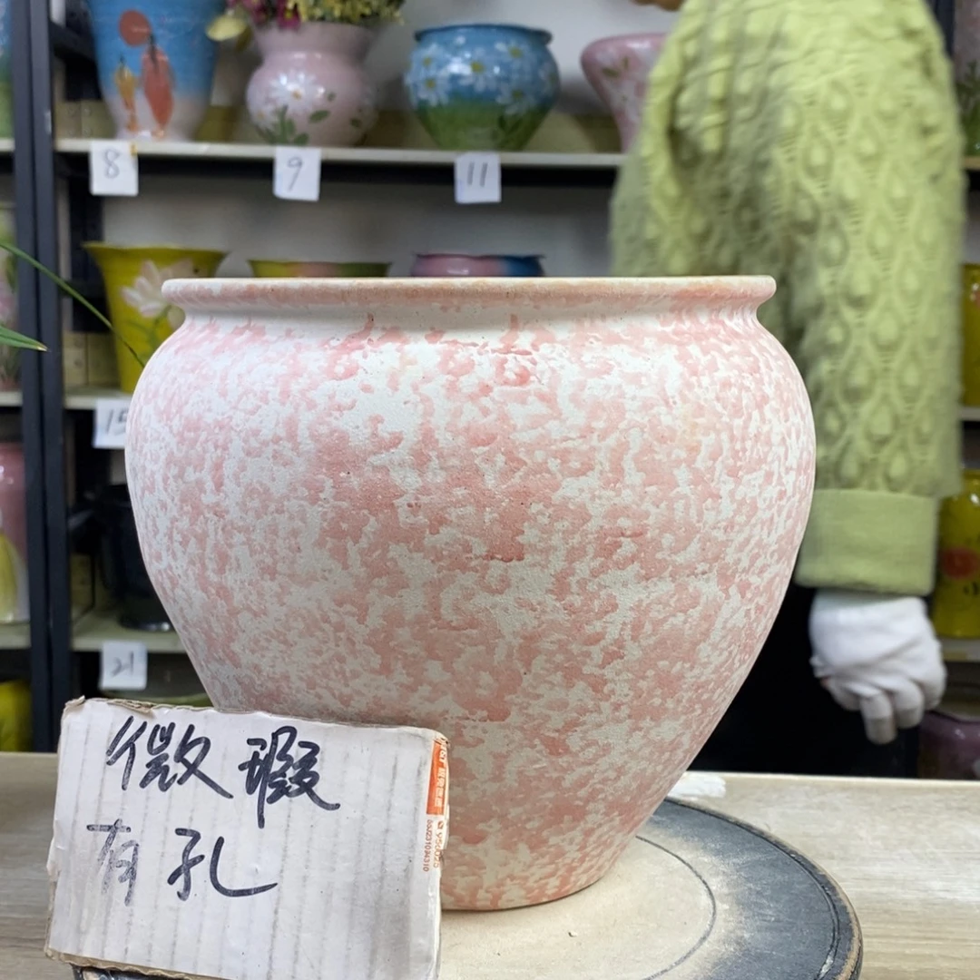 景德镇手工手绘陶瓷花盆