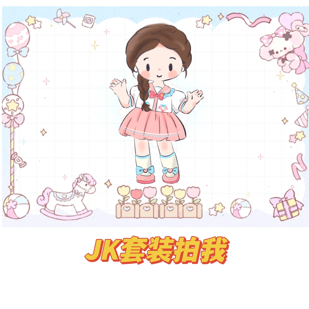 女童百褶裙套装2025夏季新款时尚学院风女宝JK两件套「组合链接」