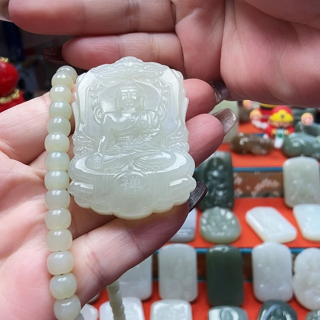 颈饰未镶嵌和田玉南***意