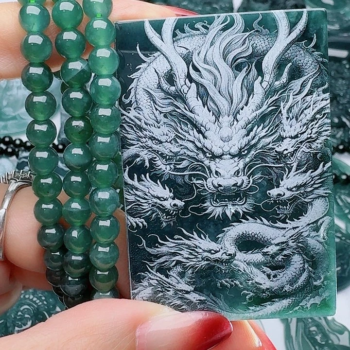 颈饰未镶嵌翡翠多样性发其一