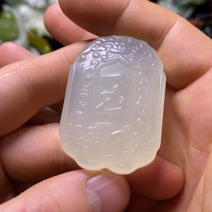 未镶嵌岫玉岫玉挂件