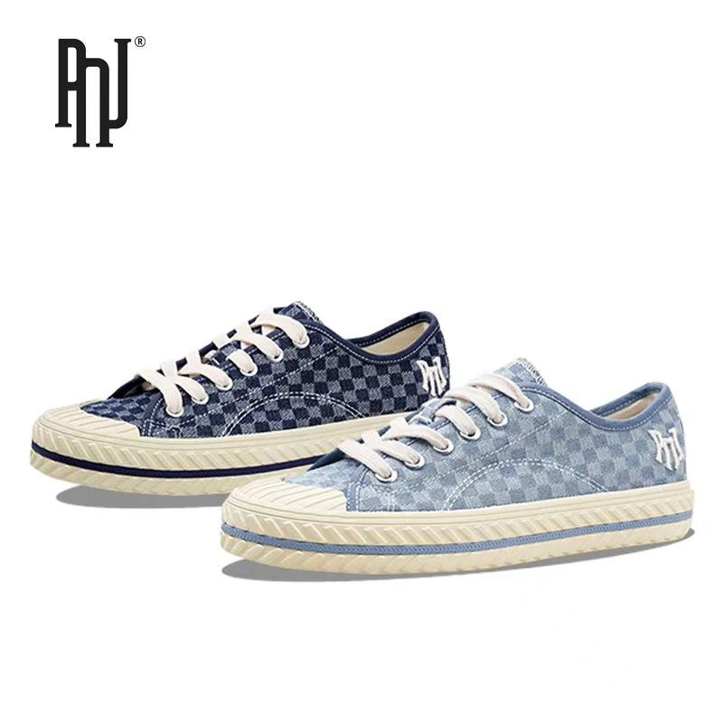 PNJ休闲风帆布鞋满印款潮流情侣款时尚休闲鞋-011zz