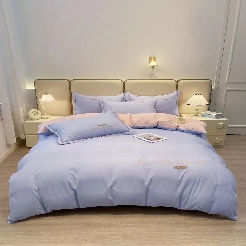 【工厂直清】各种花色被罩 毛巾绣 编码