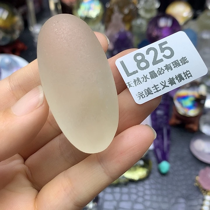 未镶嵌珠宝半成品水晶白水晶原石手把