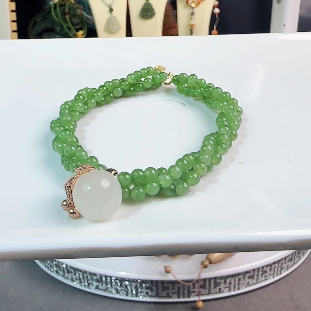 和田玉（碧玉）手镯未镶嵌