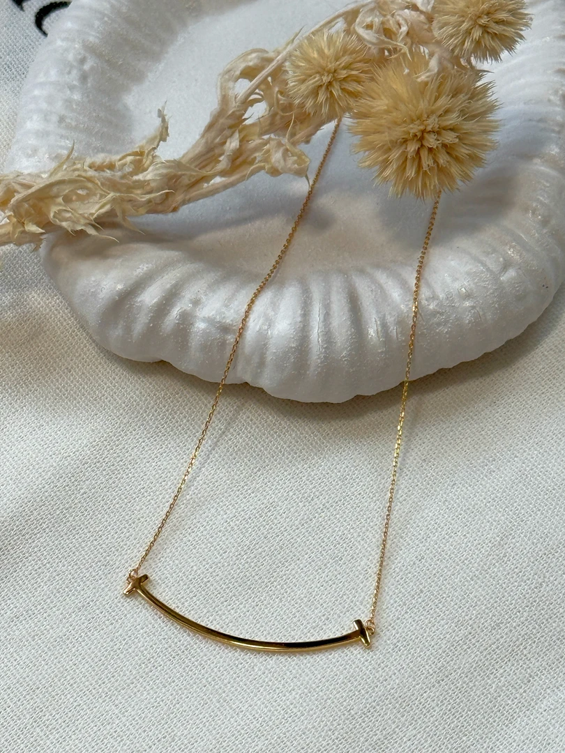 合金项链 泡菜国/笑脸素链