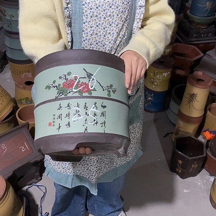 紫砂花盆紫砂花盆