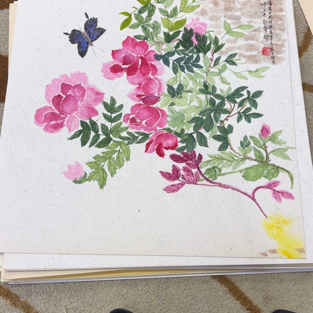 国画38-38卡纸作品艺