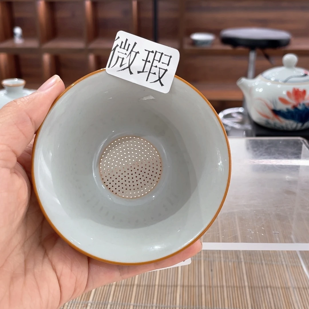 微瑕釉下彩纯手绘