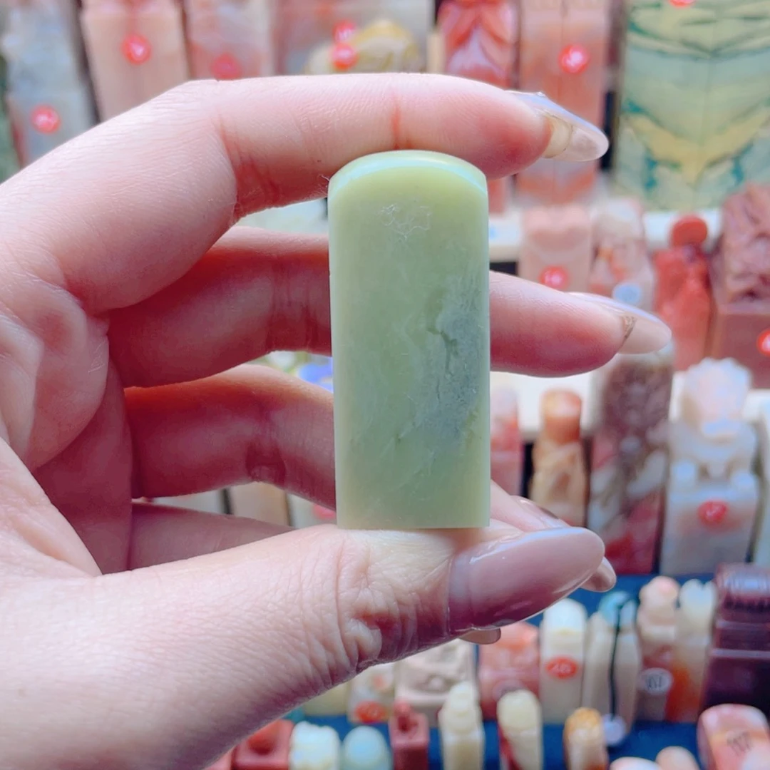 寿山石安*夕寿山石手工篆刻