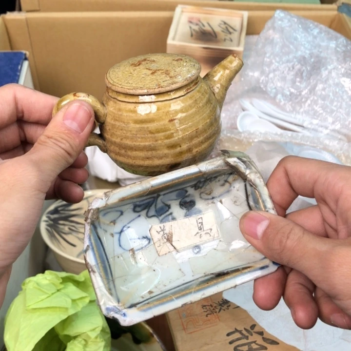 陶瓷孤品单件车里拍