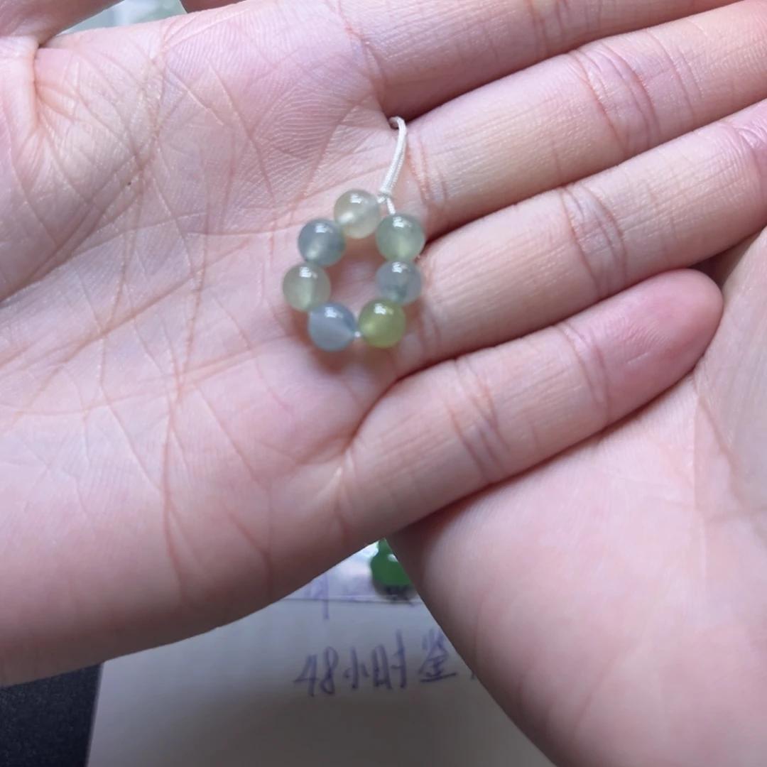 翡翠散珠缅甸翡翠卡4.9