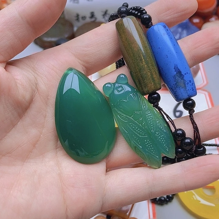 【闪购商品】未镶嵌玛瑙/玉髓珠宝半成品姑*