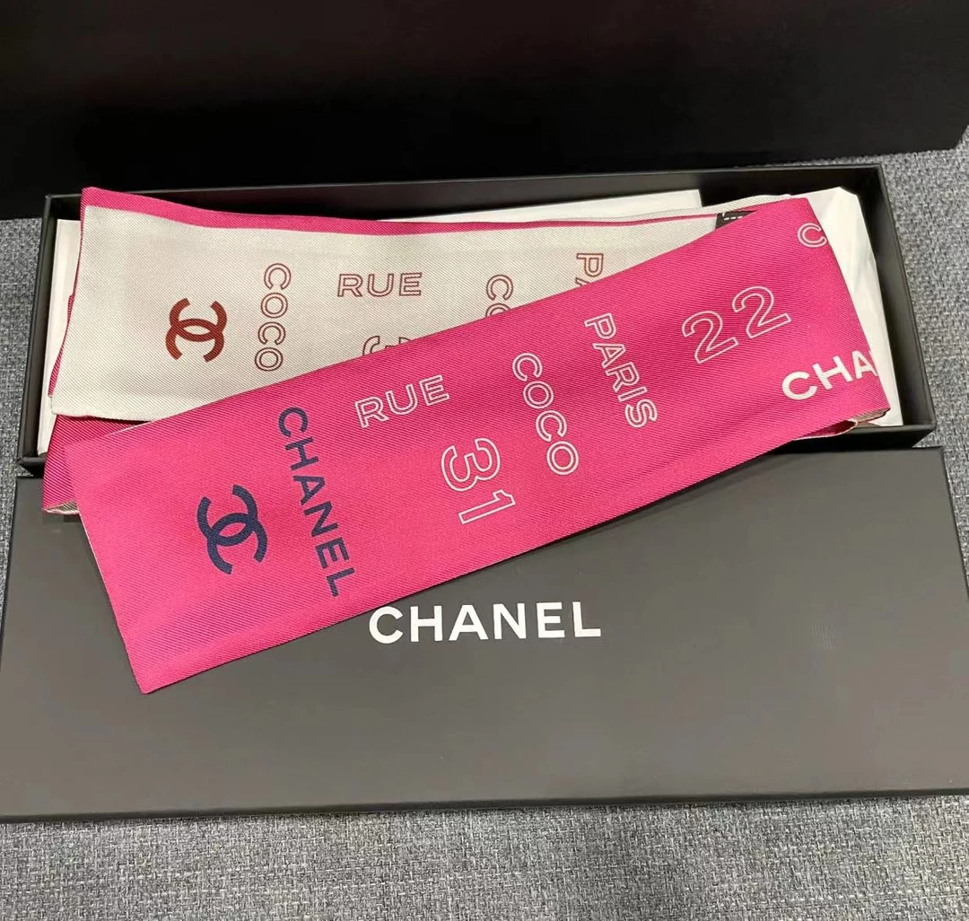 全新未使用 Chanel/香奈儿 粉色twilly 13028317