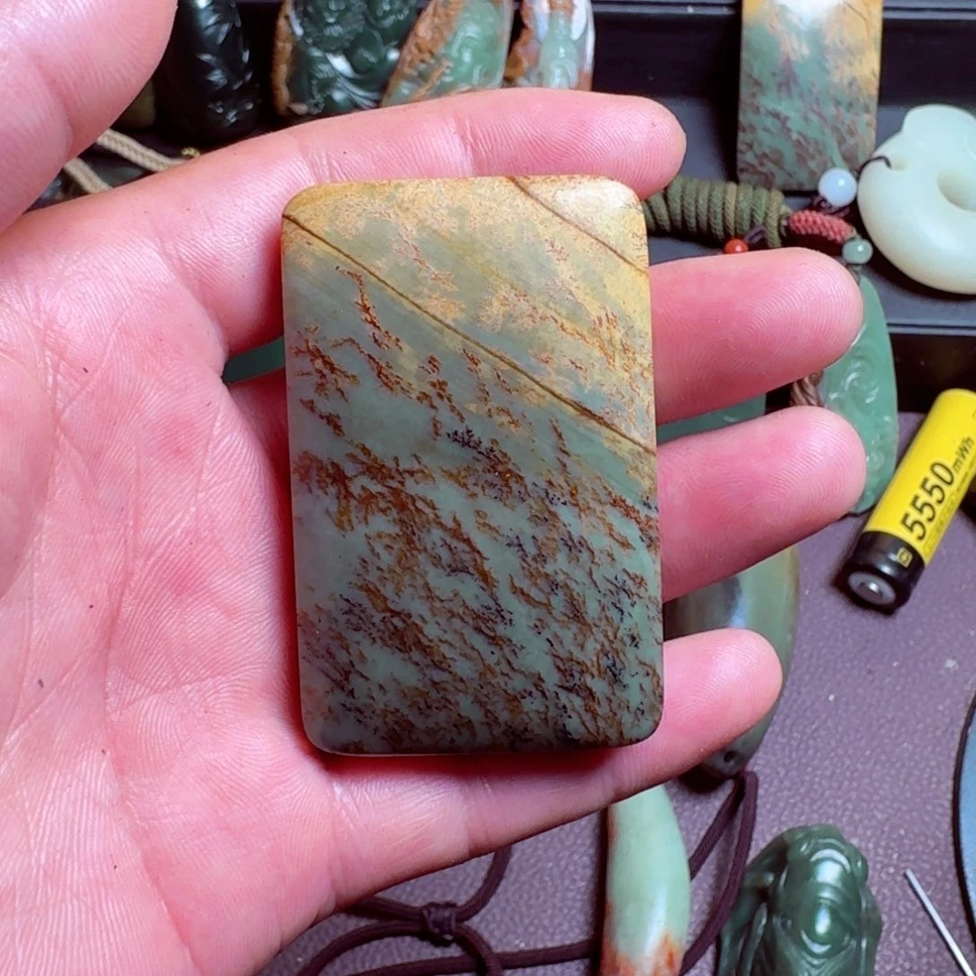 岫岩河磨玉（透闪石质玉）未镶嵌挂件