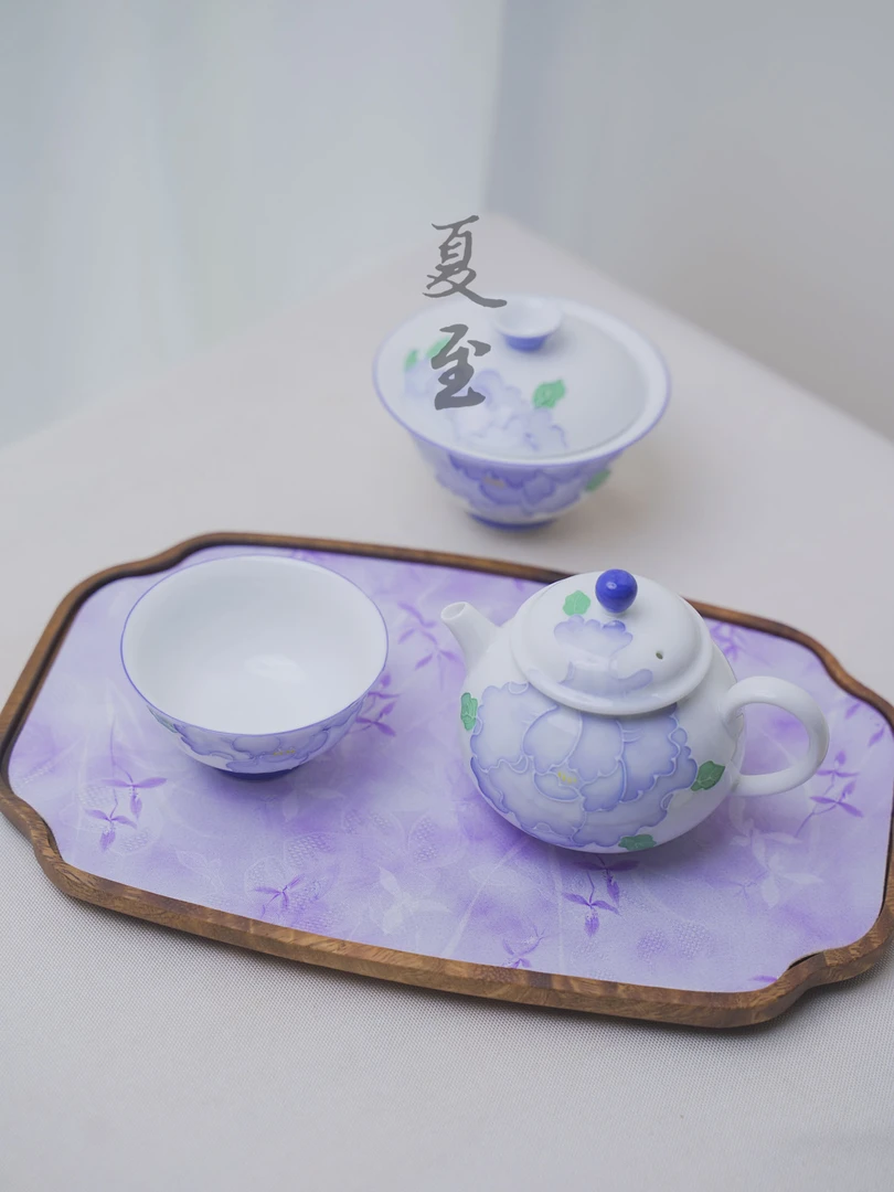 [二小姐]紫牡丹茶壶精致泡茶壶功夫茶具