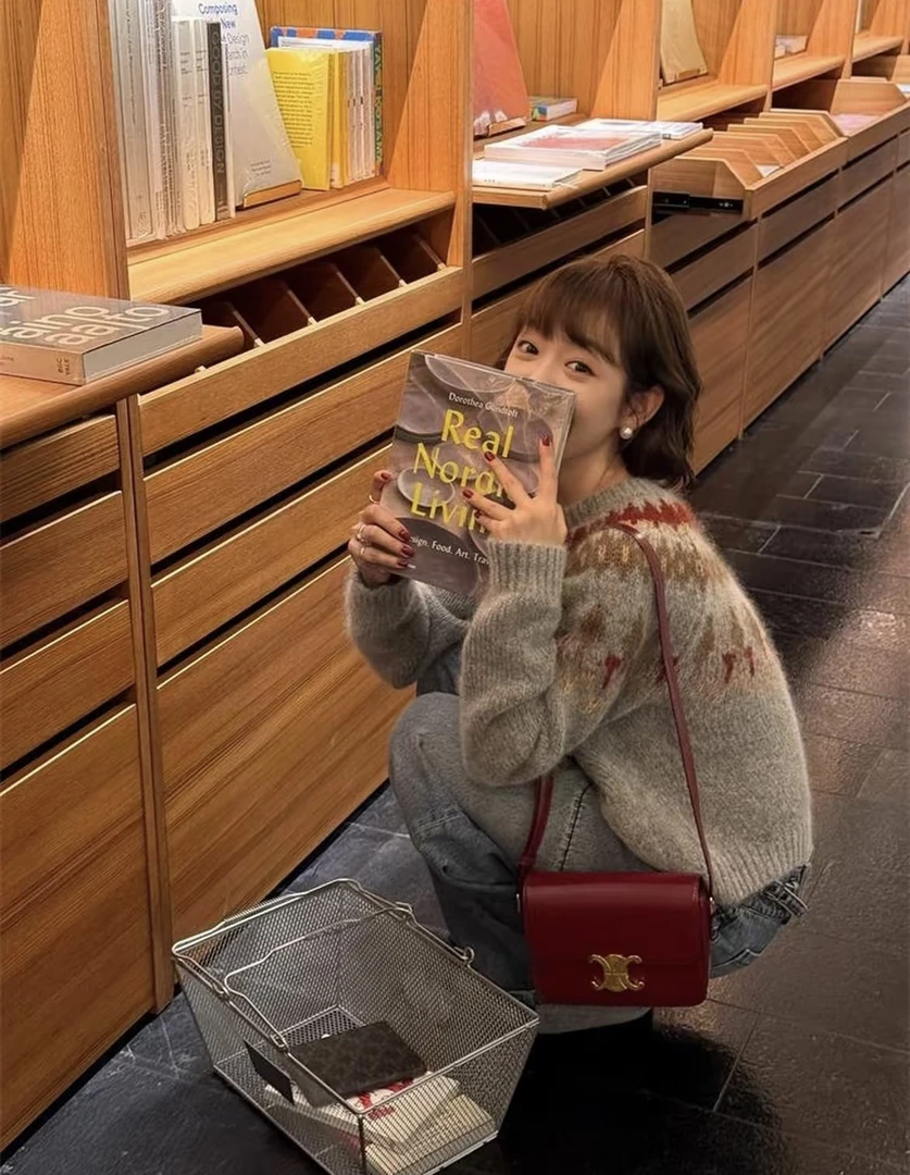 （Ling  Ling家）2025冬季新款显瘦保暖加厚毛衣针织开衫韩版外穿