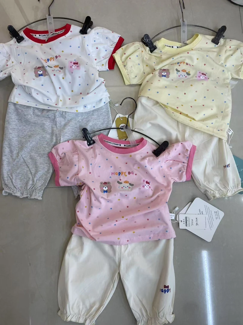 宝宝沐童王子夏季卡通图案套装