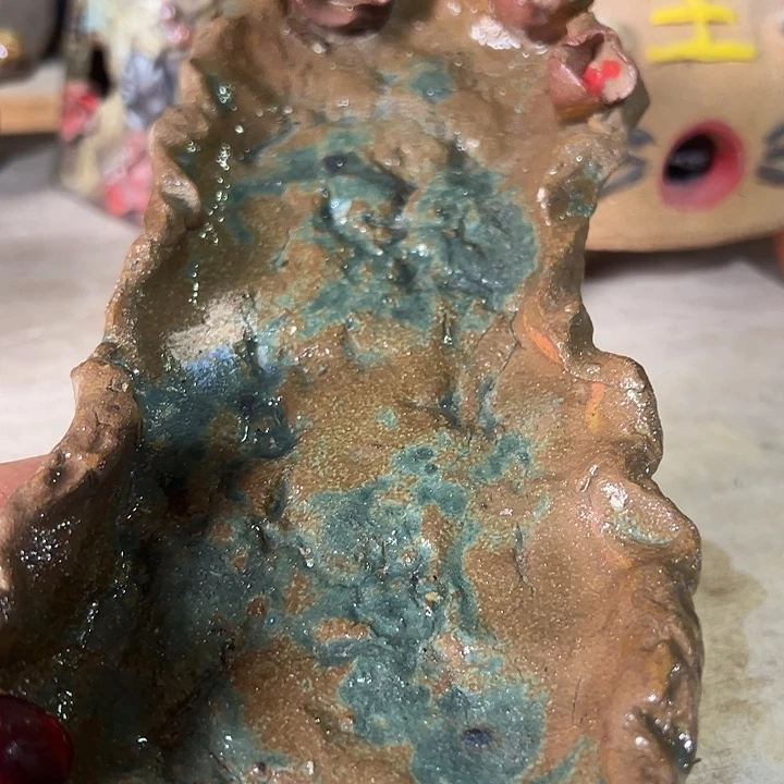 托盘新店福利满58包邮粗陶高温花盆