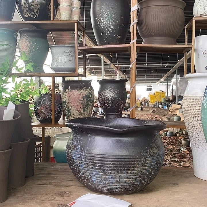 紫砂花盆紫砂花盆