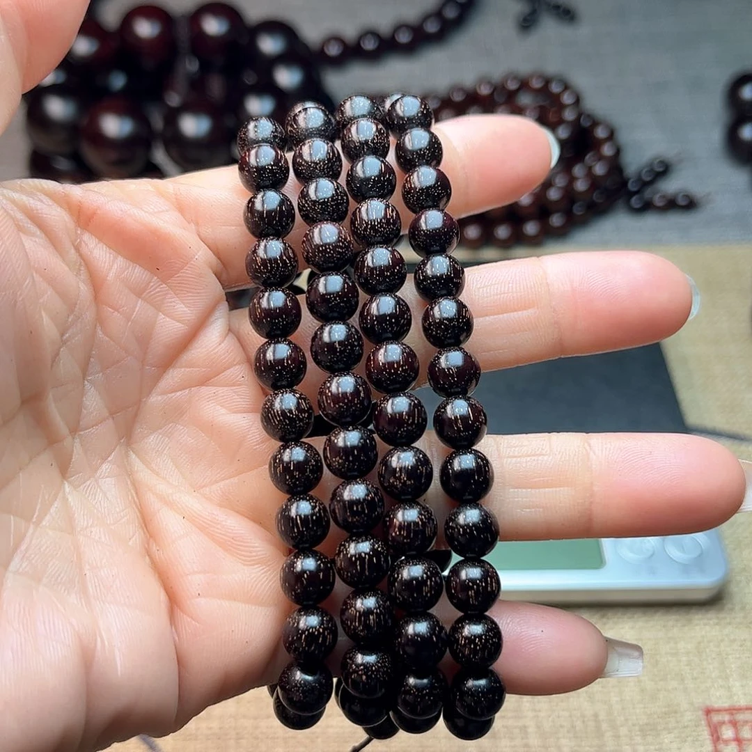 檀香紫檀（小叶紫檀）0.7 108颗 爆星