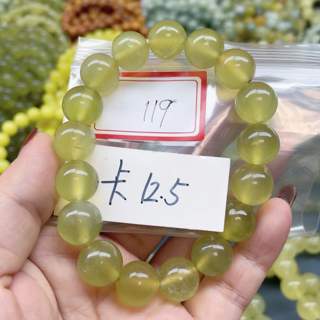 未镶嵌蛇纹石玉手串