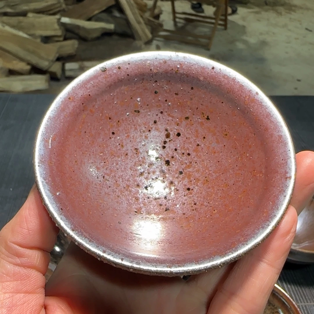 柴烧建盏茶盏茶杯318