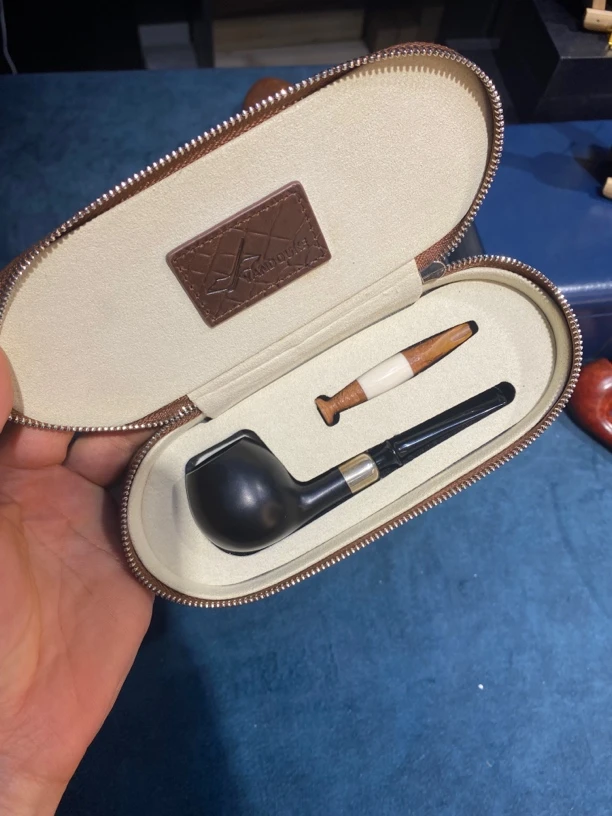 齐国斌手工石楠木烟斗