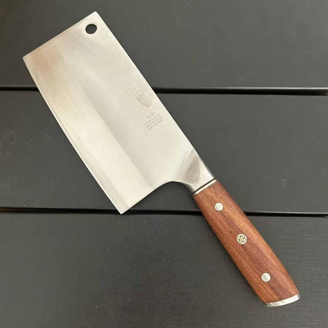 削铁家用厨房专用切片刀m390红瑰宝手柄刀面带挂孔