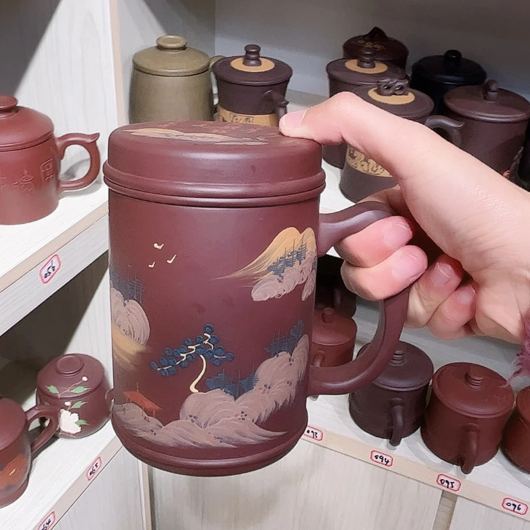 紫砂茶杯手工制作