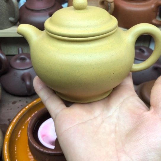紫砂茶壶黄段泥掇只280豪升左右