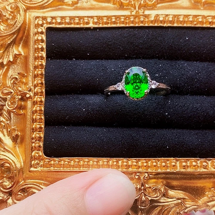 a***a❤️银S925镶嵌透辉石