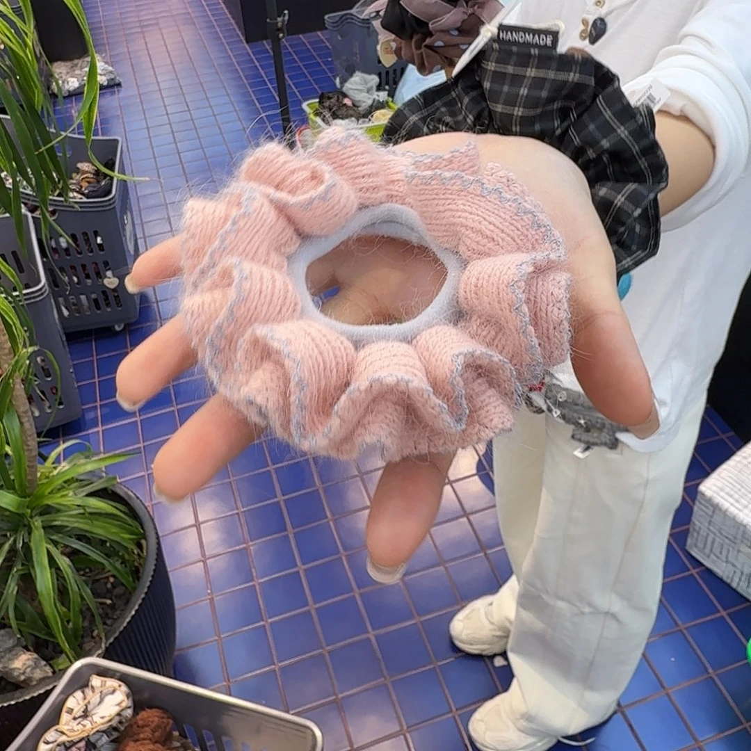 皮质非金属好看的小发圈041