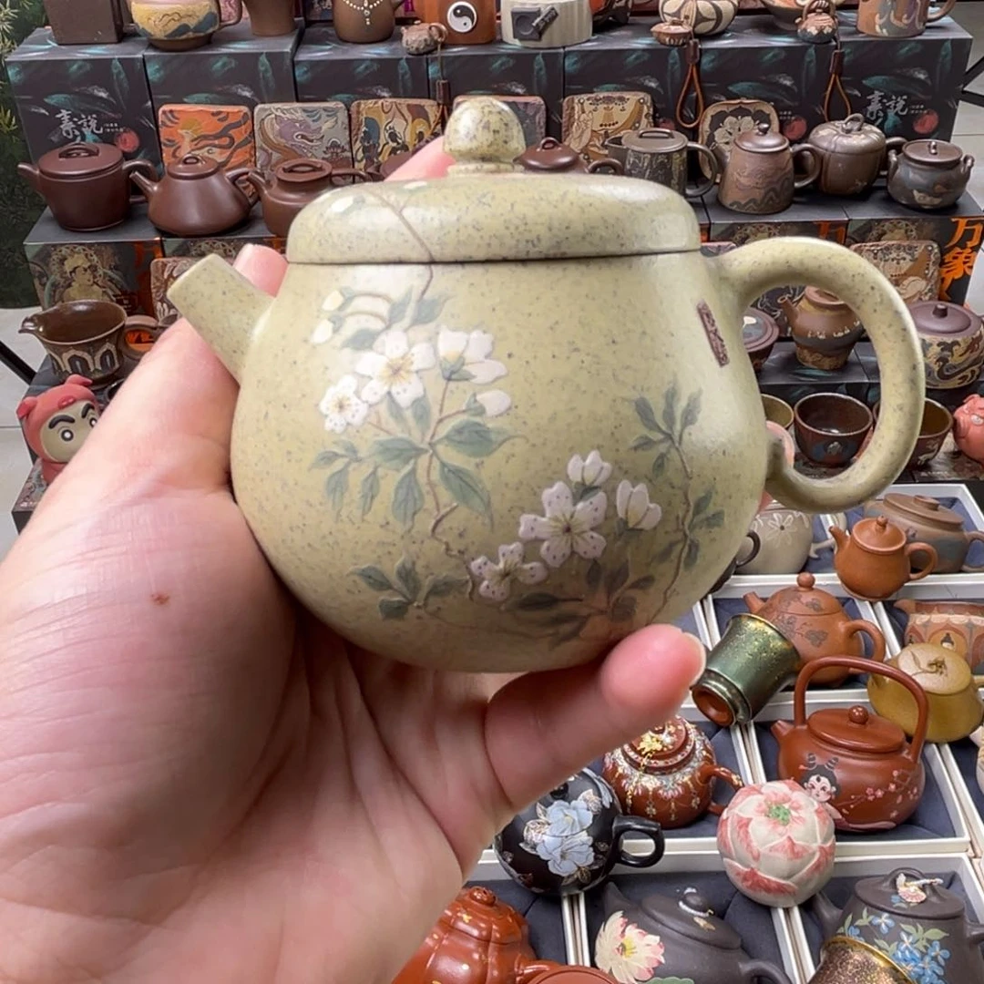 茶壶紫砂200cc原矿精工半手