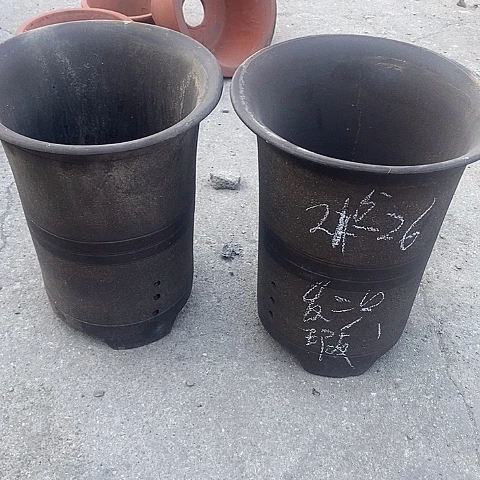 紫砂中国宜兴紫砂花盆，