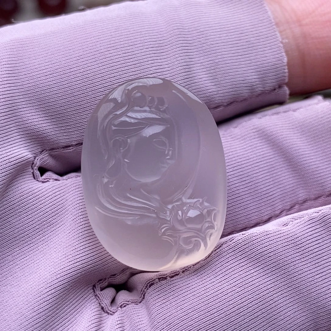 南红玛瑙未镶嵌配饰观音