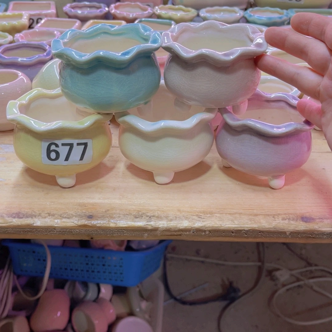 陶瓷花盆当场凑满12包邮