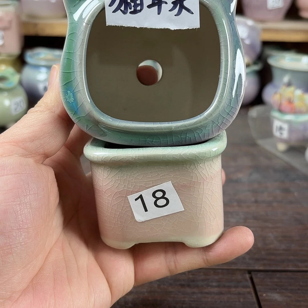 红陶量货/口高深浅搭配发6个