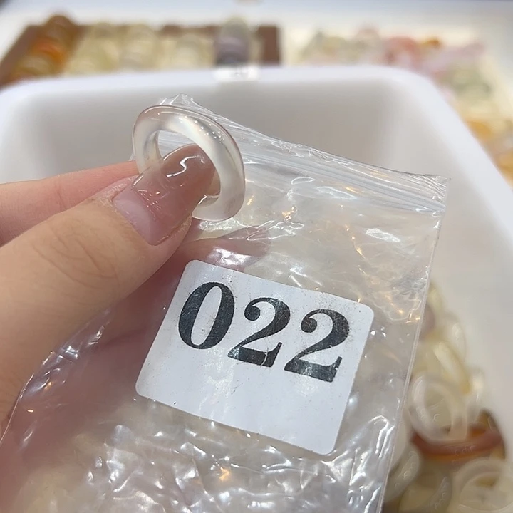 合金戒指玛瑙/玉髓22港15
