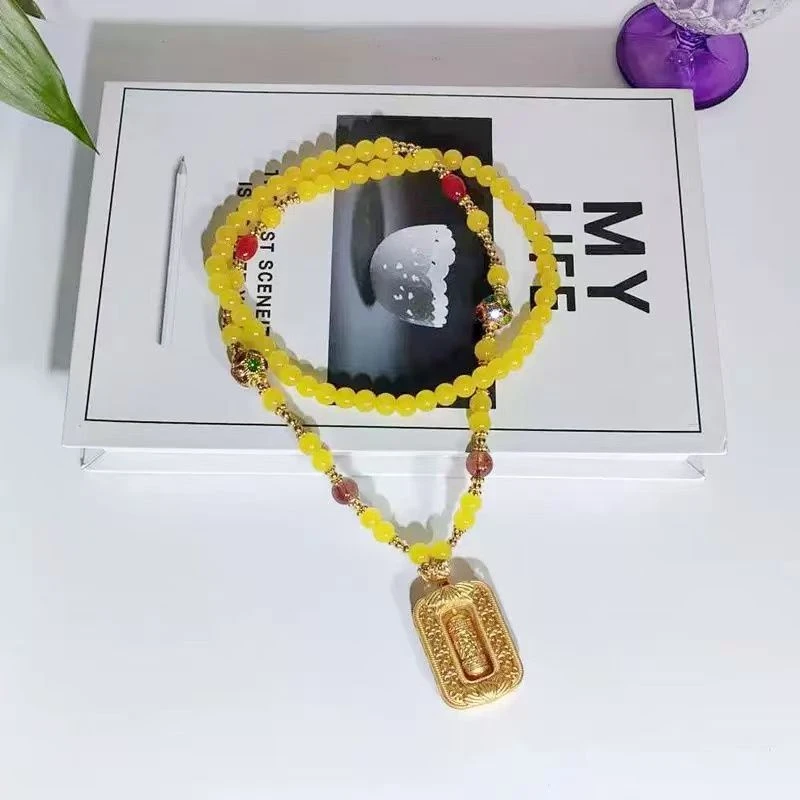 吊坠链长款项链气质新中式风ZD1003