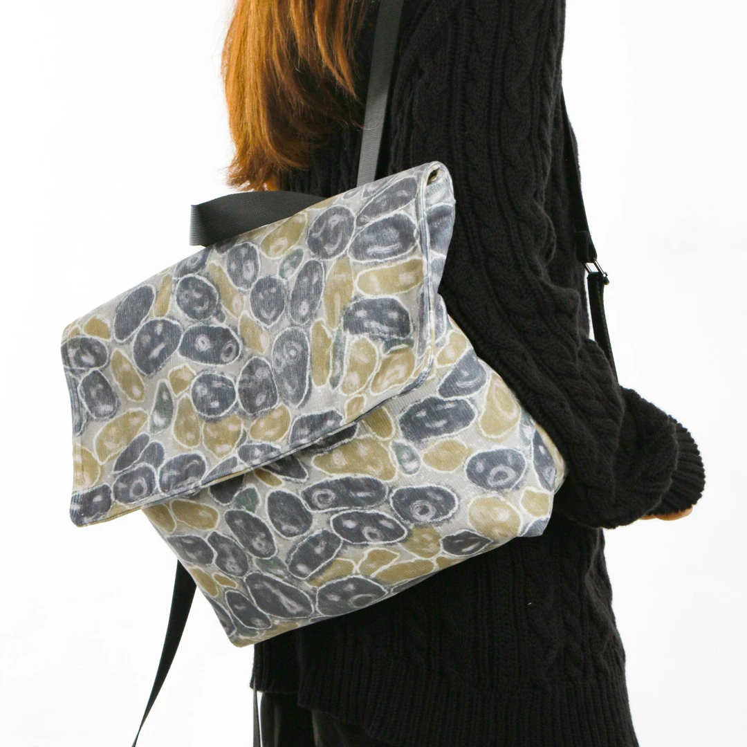 无则艺【翻盖背包】原创小众文艺时尚翻盖百搭双肩包