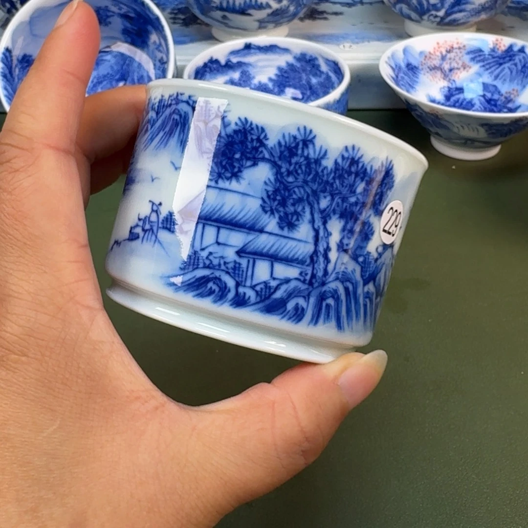 景德镇纯手绘茶具圆圆229